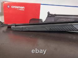 Fusil à air comprimé à pompe variable Crosman 362, calibre .22, à un coup, noir