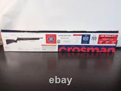 Fusil à air comprimé à pompe variable Crosman 362, calibre .22, à un coup, noir