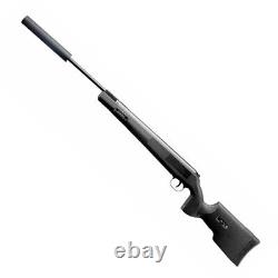 Fusil à air comprimé automatique Defender Black GR1250S 5,5 mm. Calibre 22 avec sécurité.