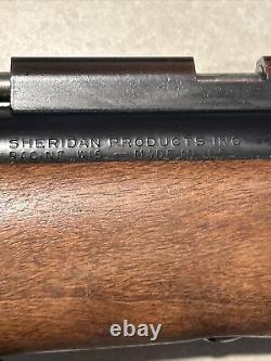 Fusil à plomb Vintage Sheridan Blue Streak 5mm /. 20cal avec Inter-mount