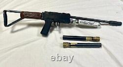 Fusil à plombs CO2 calibre 4,5 mm XS-QB1 style AK-47 avec crosse pliante