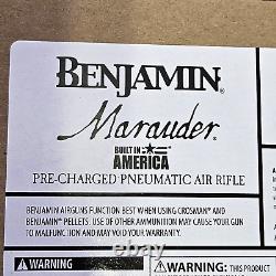 Fusil de chasse à air PCP Benjamin Marauder BP2564S avec crosse synthétique