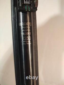 Gamo Shadow Whisper. Carabine à air comprimé à canon basculant de calibre .177 avec lunette testée et fonctionnelle.