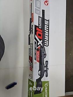 Gamo Swarm Whisper 10X. Carabine à air comprimé à canon basculant de calibre 0,22 avec chargeur 10 coups et lunette de visée (M417)