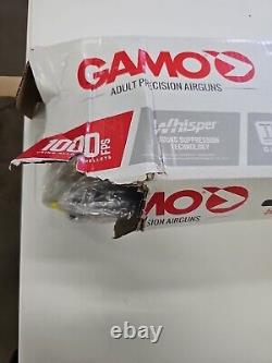 Gamo Swarm Whisper 10X. Carabine à air comprimé à canon basculant de calibre 0,22 avec chargeur 10 coups et lunette de visée (M417)