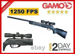 Gamo Varmint 1250 Fps Powerful Parest Hunting Rifle Pellet Big Cat Airgun-177 Cal
