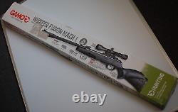 Gamo Whisper Fusion Mach 1 IGT Piston à Gaz. Carabine à air à canon basculant de calibre 22 avec lunette
