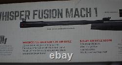 Gamo Whisper Fusion Mach 1 IGT Piston à Gaz. Carabine à air à canon basculant de calibre 22 avec lunette
