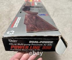 HTF avec Box Daisy Powerline 990.177 Carabine à air à pompe/CO2 à double puissance LIRE