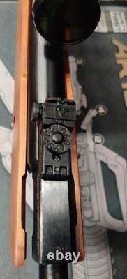 Hatsan 1000X Striker Carabine à air Combo (.25cal) Bois dur (R36)