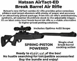 Hatsan AirTact Combo. 22 Cal Carabine à air comprimé à canon basculant HCAirTact22ED