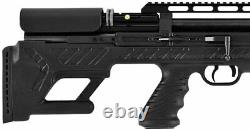 Hatsan Bullboss Air Rifle. 22 Pcp 1250 Fps Noir/synthétique Avec 2 Mags