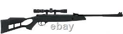 Hatsan Edge Vortex Combo. Carabine à air comprimé à canon basculant de 25 calibre noire avec lunette