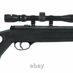 Hatsan Edge Vortex Combo. Carabine à air comprimé à canon basculant de 25 calibre noire avec lunette