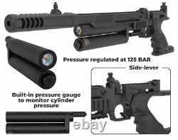 Hatsan Jet II Régulé QE. Carabine à air PCP à levier latéral de calibre .22 JET2-QER avec plombs