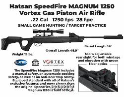 Hatsan Speedfire Magnum 1250.22 Cal Black Qe Break Barrel Air Rifle