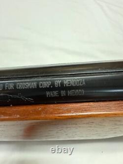 Mendoza 577 Carabine à air. Calibre .177 (Importation Crosman)