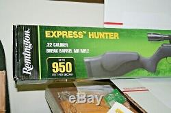 Remington Hunter Express. 22 Cal Pause Canon Pistolet À Air Granules & Carabine 4x32 Portée