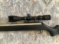 Rifle à air Rare RWS Diana Modèle 34N Plaqué Nickel. Calibre 0,177 avec lunette.