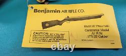 Rifle à air Rare en laiton Benjamin Modèle 87 Modèle du Centenaire .177 Édition Limitée + Provenance