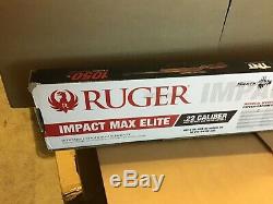 Ruger Impact Max Elite Elite. 22 Cal Granules Air Gun Fusil 4x32 Portée 1050 Fps