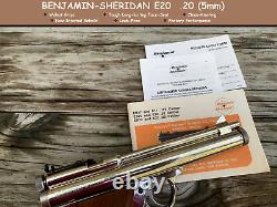 Sheridan E9 Série E20 Pistol Nickel 20 Calibre 5mm Pas Eb20
