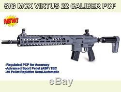 Sig MCX Virtus Withar15 Dans 22 Cal, 30 Rd, Pcp Rifle, Semi-automatique, Garantie