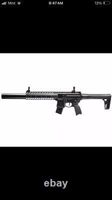 Sig Sauer MCX GEN 2.177 Caliber CO2 Air Rifle AIR-MCX-177-G2-BLK translates to 'Fusil à air comprimé Sig Sauer MCX GEN 2.177 Calibre CO2 AIR-MCX-177-G2-BLK' in French.