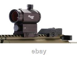 Sig Sauer Mpx Co2 Gun Dot Sight Flat Dark Earth Air Rifle. 177 Calibre Semi-automatique