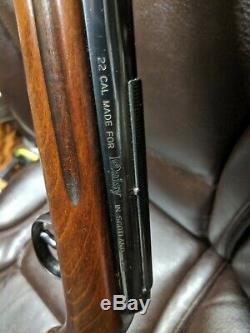 Super Rare Vintage Daisy Model 250 Fabriqué En Écosse Fusil À Pellets De Calibre 22 Rare