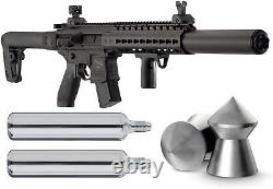 Traduisez ce titre en français : Fusil à air comprimé S? G Sauer MCX Calibre .177, 90 grammes de CO2, carabine à plombs, 700 FPS, lot