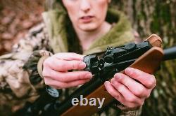 Umarex Emerge. Carabine à air comprimé à canon basculant de calibre 22 avec crosse en bois.