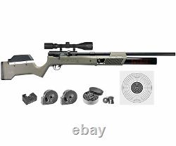 Umarex Gauntlet 2 SL22.22 Cal PCP Carabine à air à levier latéral avec plombs, cibles et lunette de visée