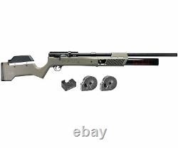 Umarex Gauntlet 2 SL22.22 Cal PCP Carabine à air à levier latéral avec plombs, cibles et lunette de visée