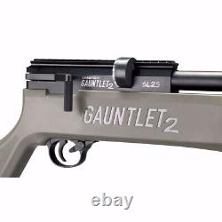 Umarex Gauntlet 2 SL25.25 Cal PCP Carabine à air à levier latéral, kit de munitions de boîte LIRE