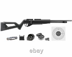 Umarex Iconix. Carabine à air comprimé PCP à levier latéral de calibre .22 avec cibles et bundle de plombs.
