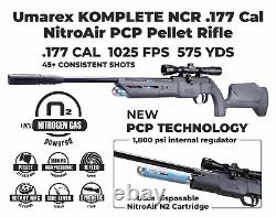 Umarex Komplete NCR. Carabine à air comprimé PCP à levier latéral de calibre .177 (4,5 mm) 2251556