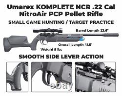Umarex Komplete NCR. Carabine à air précomprimé calibre .22 à levier latéral 2251558