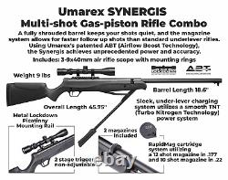 Umarex Synergis. 22 Ou. 177 Cal Air Rifle Et Extra Mag Et Pellets Bundle