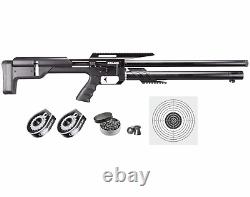 Umarex Zelos .22 Cal PCP Carabine à air comprimé de précision à levier latéral avec cibles et plombs