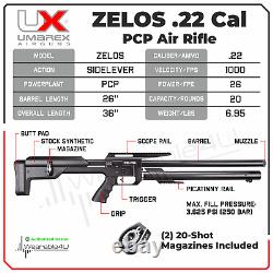 Umarex Zelos. Carabine à air de précision PCP à levier latéral calibre .22 2251541.