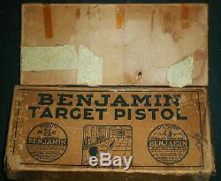 Vintage Benjamin 137 Pistolet À Air Comprimé. 177 Pellets
