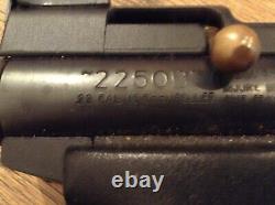 Vintage Crosman 2250b. Pistolet À Rafale D'air De Calibre 22 (as Found)