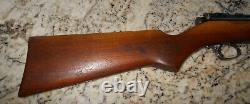 Vtg Benjamin Franklin Modèle 317 Crosse en bois. Carabine à air comprimé 177 - nouveaux joints