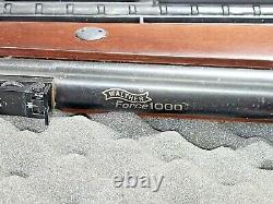 Walther Force 1000 Air Rifle. 177 Avec 4x32 Scope Et Flambeau Cas Dur, Ex Cond